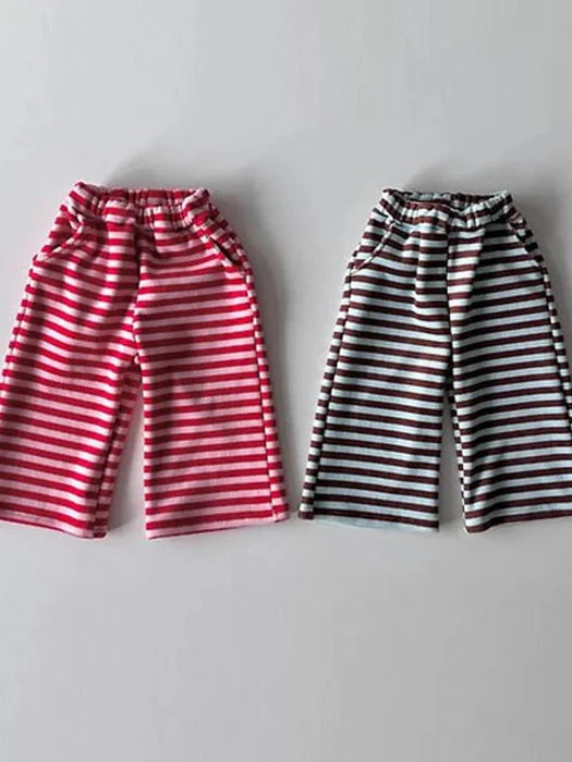 Little Foxx – Striped Turn Up Pants