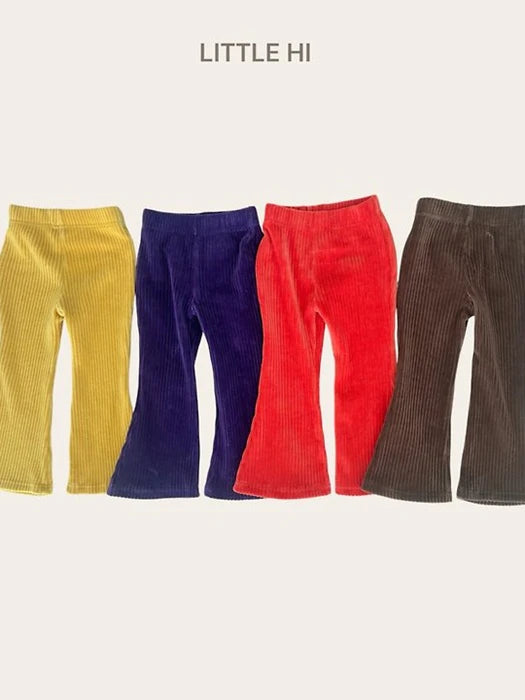 Little Foxx – Velour Pop Bootcut Pants