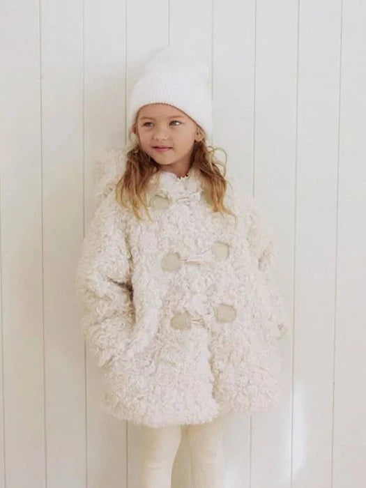 Little Foxx – Creamy Fleece Coat