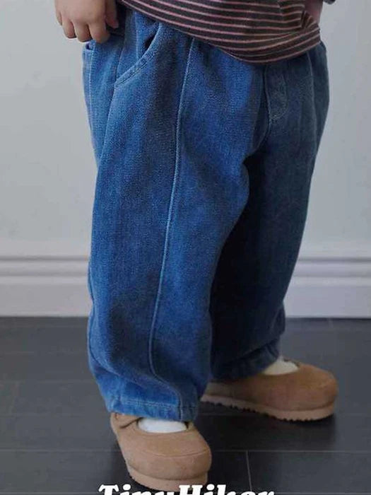 Little Foxx – Cozy Loose Denim Pants