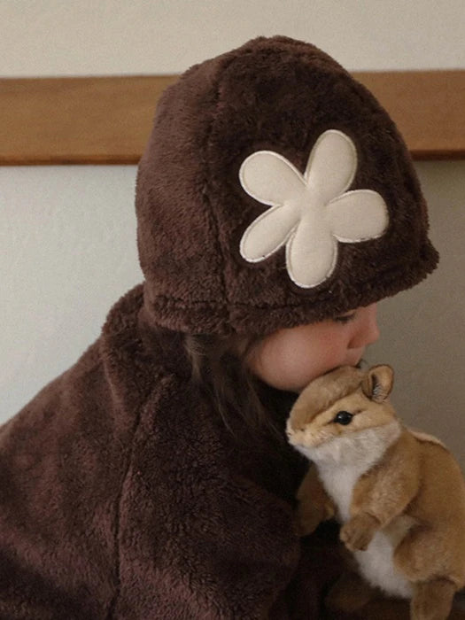 Fleur Fleece Beanie von Amber – Mütze für Kinder aus Korea