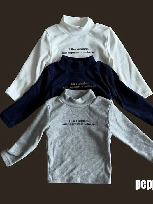 Whistle Half Turtleneck von Pepper – T-Shirt für Kinder aus Korea