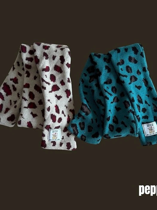 Leopard Muffler von Pepper – Schal für Kinder aus Korea