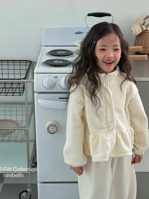 Little Foxx – Marshmallow Frill Zip-up