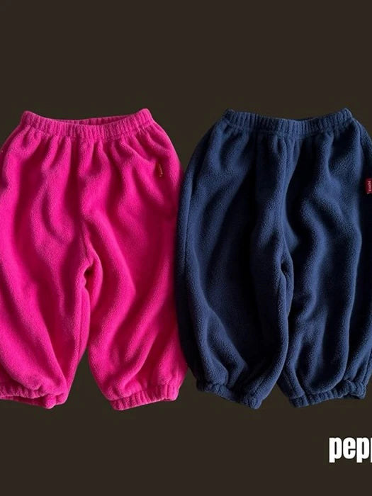 Candy Fleece Jogger Pants von Pepper – Jogginghose für Kinder aus Korea