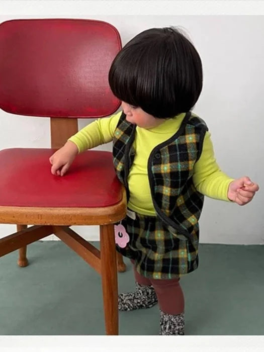 Check Vest von Chip – Jacke für Kinder aus Korea
