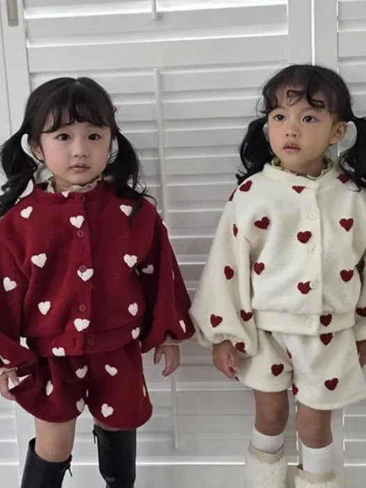 Heart Cardigan von Color – Strickjacke für Kinder aus Korea