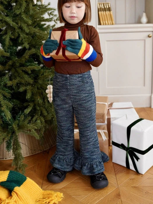 Knit Frill Pants von Ramijini – Hose für Kinder aus Korea