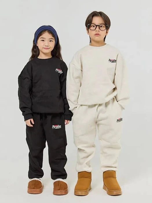Paradise Top &amp; Bottom Set (Fleece) von Ggomenge – Set für Kinder aus Korea