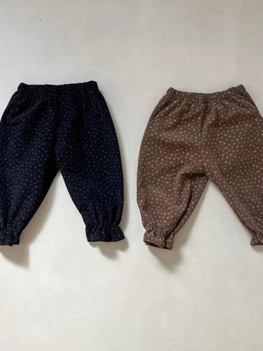 Corduroy Flower Pants