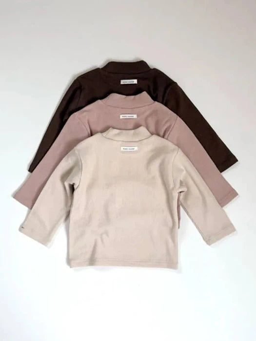 Aube Mock Neck Tee von Mimi Market – T-Shirt für Kinder aus Korea