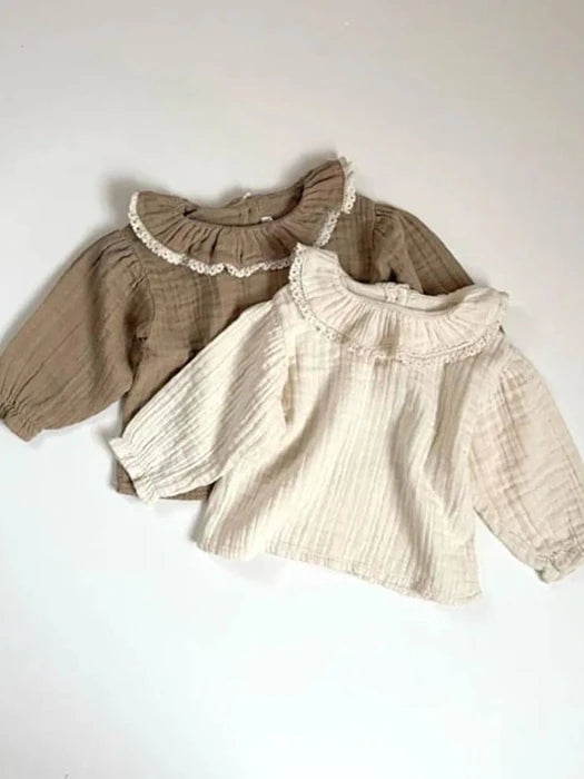 Furi Collar Blouse von Mimi Market – Hemd für Kinder aus Korea