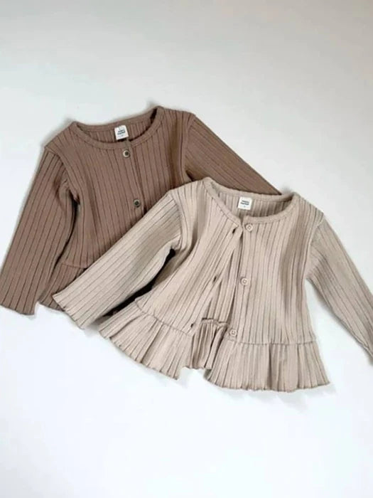 Snow Frill Cardigan von Mimi Market – Strickjacke für Kinder aus Korea