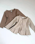 Snow Frill Cardigan von Mimi Market – Strickjacke für Kinder aus Korea