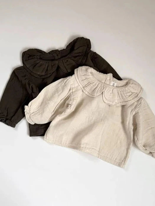 Tulle Collar Blouse von Mimi Market – Hemd für Kinder aus Korea