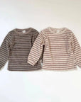 Striped Terry Tee von Mimi Market – T-Shirt für Kinder aus Korea