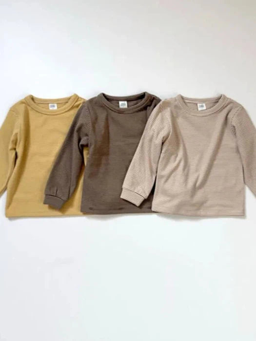 Bagel Striped Tee von Mimi Market – T-Shirt für Kinder aus Korea