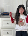 Teddy Bear Raglan Sweatshirt von Ninibello – Sweatshirt für Kinder aus Korea