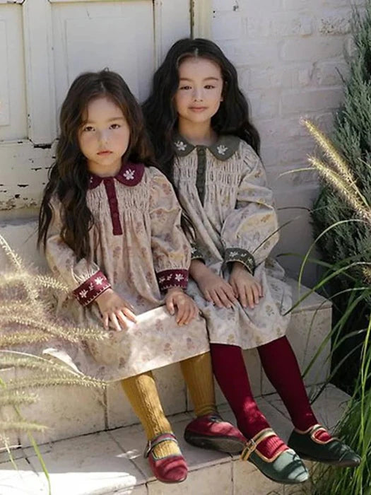 Camilla Color Block Dress von Oren – Kleid für Kinder aus Korea