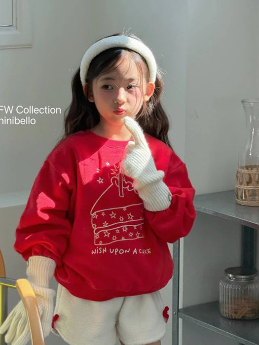 Wish Cake Sweatshirt von Ninibello – Sweatshirt für Kinder aus Korea