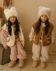 Cat Fake Fur Beanie von Oren – Mütze für Kinder aus Korea