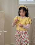Little Foxx – Meringue Heart Short-sleeve Cardigan
