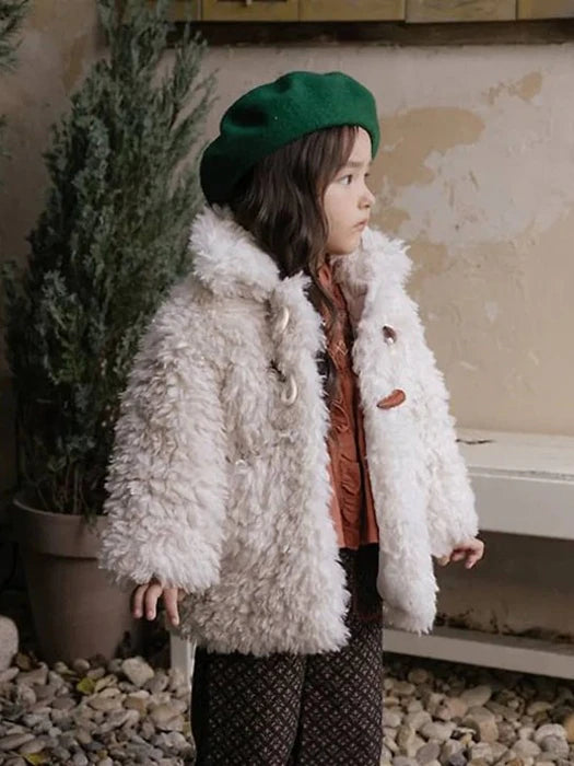 Bernie Toggle Fur Jacket von Oren – Jacke für Kinder aus Korea