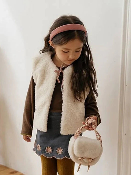 Lavender Bear Vest von Oren – Jacke für Kinder aus Korea
