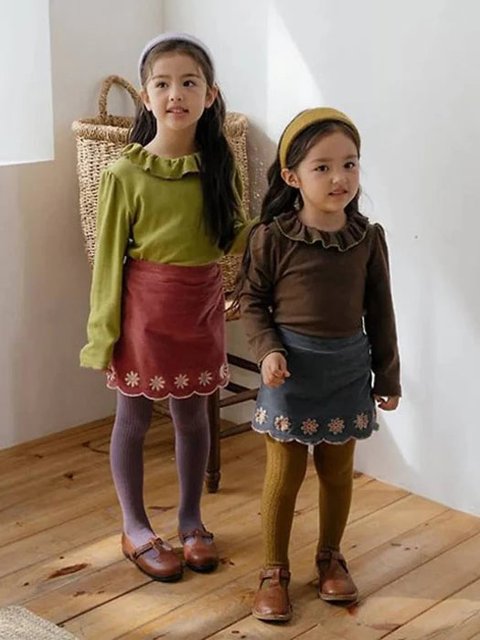 Bella Embroidery Culotte Pants von Oren – Hose für Kinder aus Korea