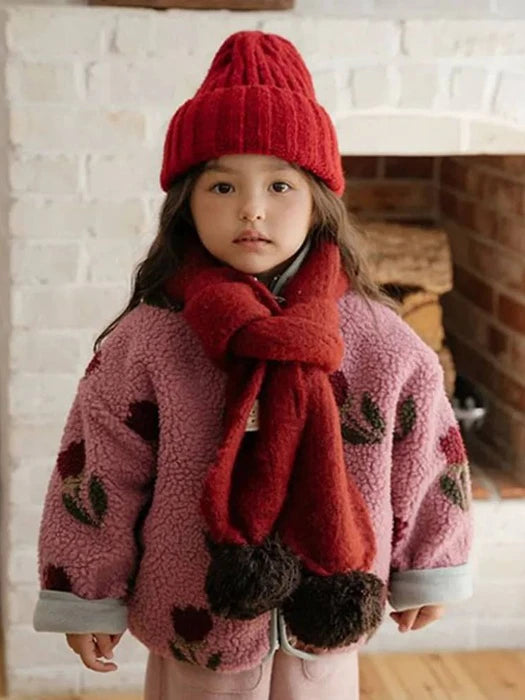 Merci Pompom Muffler von Oren – Schal für Kinder aus Korea