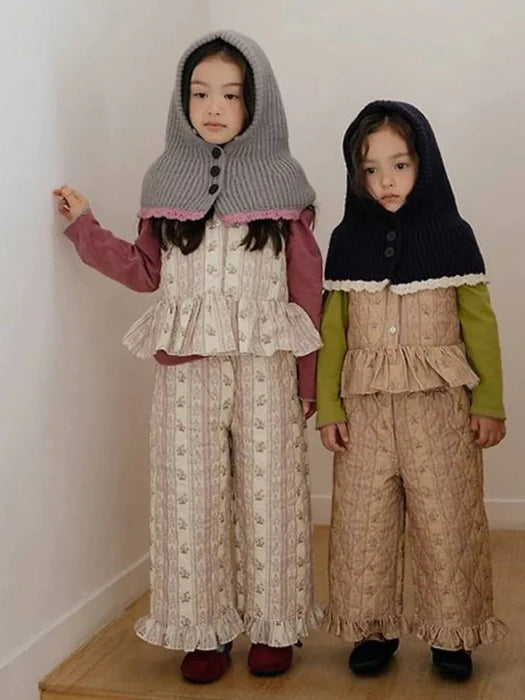 Groot Vest Quilting Padded Top & Bottom von Oren – Jacke für Kinder aus Korea