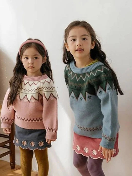Oslo Reversible Knit Cardigan von Oren – Strickjacke für Kinder aus Korea