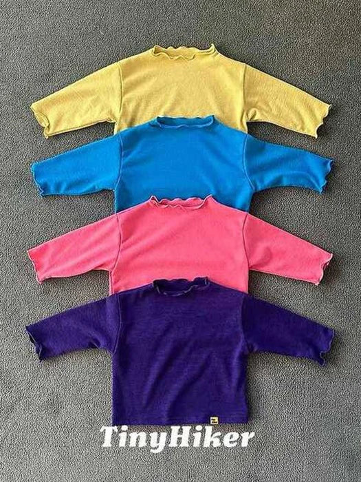 Little Foxx – Color Pop Lettuce Trim Tee