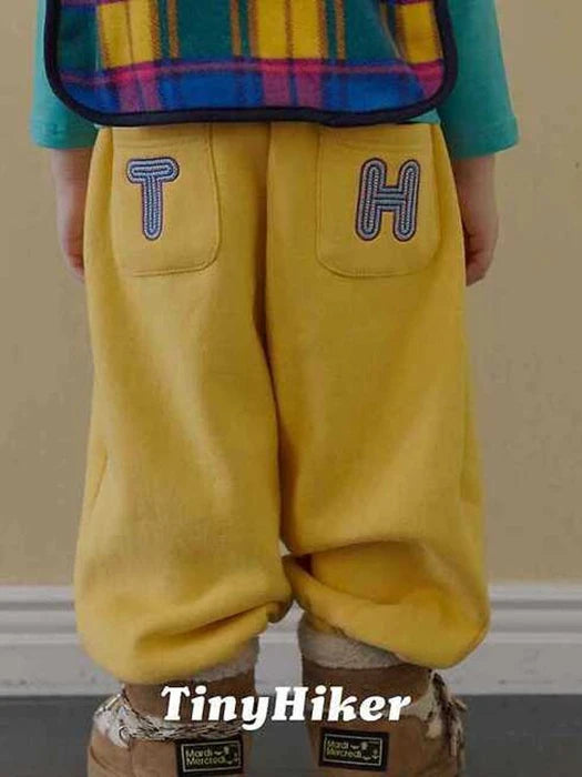 Little Foxx – Tiny Embroidery Jogger Pants