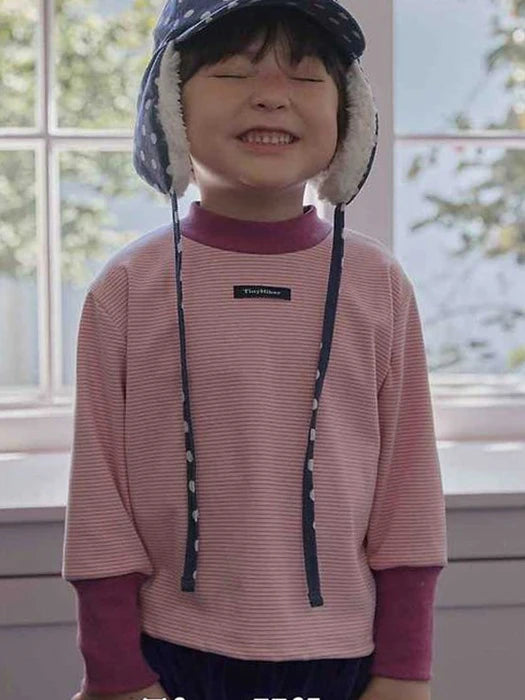 Little Foxx – Cotton Candy Rib Trim Tee