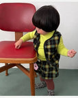 Check Pumpkin Bloomer Pants von Chip – Hose für Kinder aus Korea