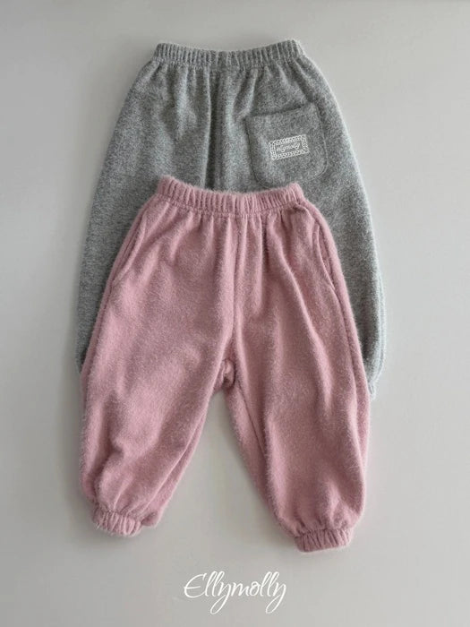 Little Foxx – Snowflake Ribbed Jogger Pants
