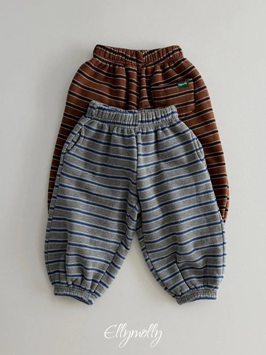 Little Foxx – Toto Striped Jogger Pants