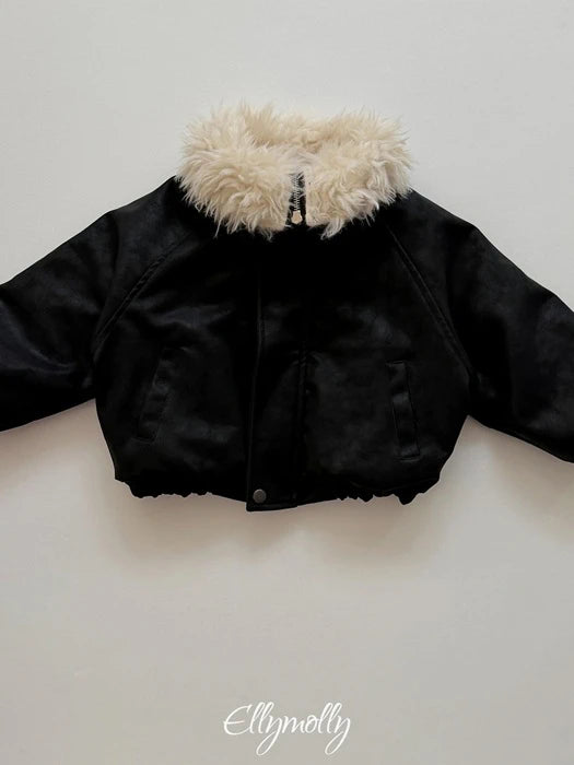 Little Foxx – Big Collar Shirring Jacket