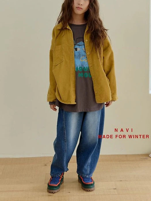 Little Foxx – Butter Denim Baggy Pants