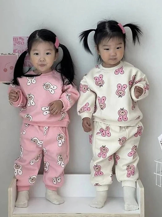 Little Foxx – Heart Bear Top & Bottom Set
