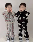 Little Foxx – Knit Bootcut Pants Set (Double Fleece)