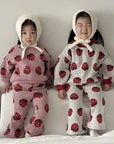 Little Foxx – Strawberry Bootcut Pants Set (Double Fleece)