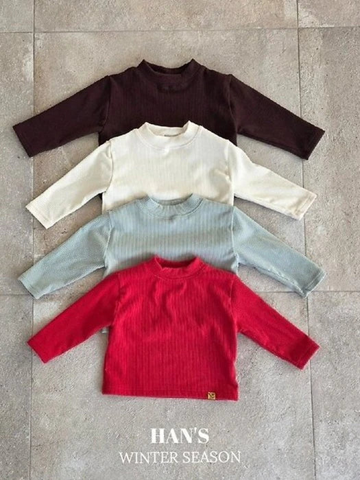 Little Foxx – Daily Fleeced Half Mock Neck Tee