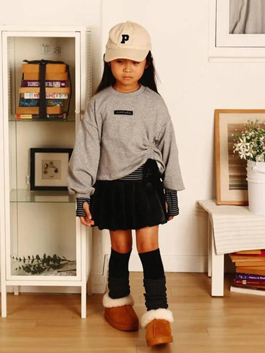 Little Foxx – Leather Pleated Skirt
