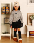 Little Foxx – Leather Pleated Skirt