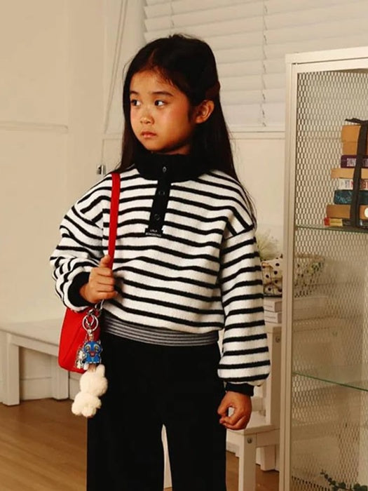 Little Foxx – High Neck Fleece Tee