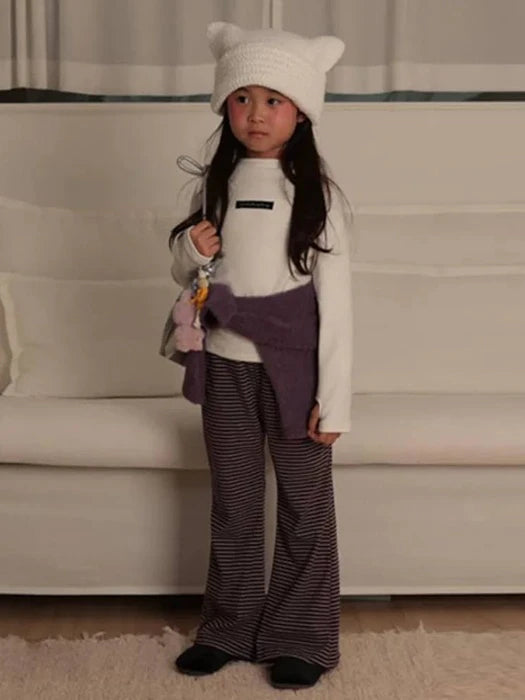 Little Foxx – Striped Flare Pants