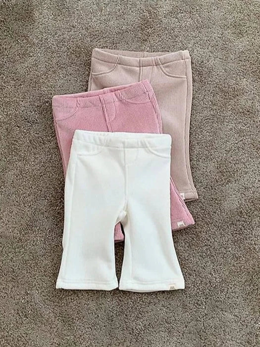 Little Foxx – Basil Ribbed Bootcut Pants