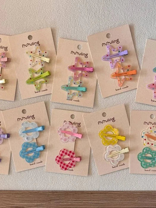 Little Foxx – Flower Star Claw Clip Set